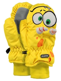 Want Barts Kids Nylon Mitts 3D Face Yellow