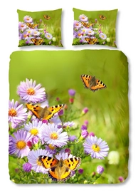 Dekbedovertrek Good Morning Butterfly Katoen Groen