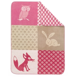 Jacquard Couverture Ibena Kuschelkind Renard