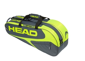 Sac de Tennis HEAD Elite 6R Combi Grey Neon Yellow