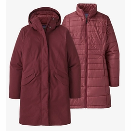 Jacke Patagonia Women's Vosque 3-in-1 Parka Sequoia Red-XS