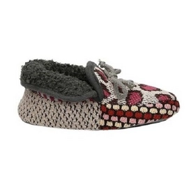 Pantoffels Dames Ruby Brown Patchwork Rotterdam