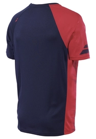 Tennisshirt Babolat Boys Performance Crew Neck Tee Black Salsa