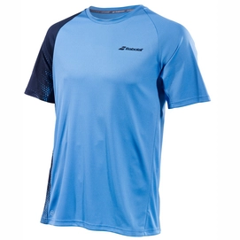 T-shirt Babolat Boys Performance Crew Neck Tee Parisian Blue Black
