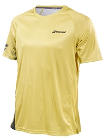 T-shirt Babolat Boys Performance Crew Neck Tee Dark Yellow Black