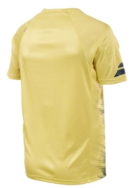 Tennisshirt Babolat Boys Performance Crew Neck Tee Dark Yellow Black