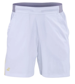 Tennisbroek Babolat Boys Performance Short White Dark Yellow