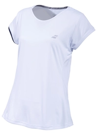 T-shirt Babolat Girls Performance Cap Sleeve Top White Silver