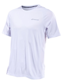 T-shirt Babolat Men Performance Crew Neck Tee White Silver