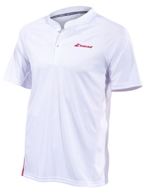Polo Babolat Homme Performance Polo White Salsa