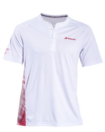 Polo Babolat Men Performance Polo White Salsa