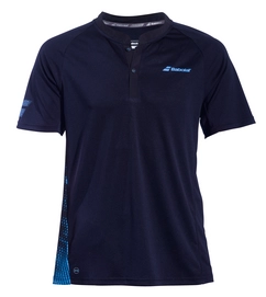 Polo Babolat Men Performance Polo Black Parisian Blue