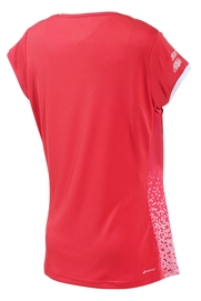 Tennisshirt Babolat Women Performance Cap Sleeve Top Hibiscus