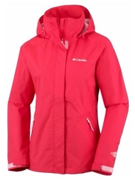 Jacke Columbia Trestle Trail Kapuzenjacke Rot Camellia Damen