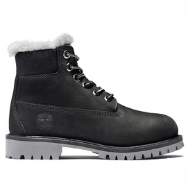 Timberland 6 Inch Premium WP Shearling Lined Boot Black Kinder-Schuhgröße 37
