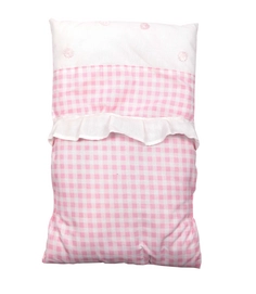 Dekje Base Toys Roze met 4 bloempjes