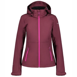 Jacke Icepeak Burnet Softshell Damen Burgundy Outdoorsupply