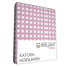 Hoeslaken Kinder Briljant Gabriel Roze (Katoen)