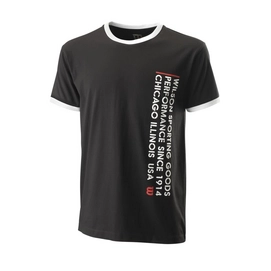 T-shirt de Tennis Wilson Homme Since 1914 Tee Noir