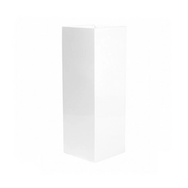 Bloempot Pottery Pots Essential Yang Glossy White 35 x 35 x 100 cm