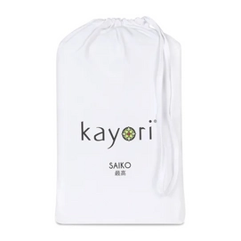 Drap-housse Haut de Gamme Kayori Saiko Blanc (Jersey)