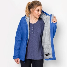 Winterjas Jack Wolfskin Women Northern Lake Coastal Blue