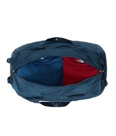 Reistas The North Face Flyweight Duffel Ink Blue Nasturtium Orange