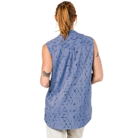 Tanktop Jack Wolfskin Women Sonora Shibori Sleeveless Dusk Blue All Over
