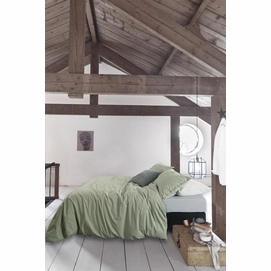 Dekbedovertrek VT Wonen Double Cord Green Katoen