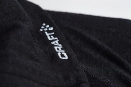 Skipully Craft Nordic Wool Zip Neck Men Black Grey