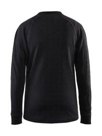 Baselayerset Craft Nordic Wool Set Junior Black Dark Grey Melange