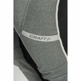 Fietsbroek Craft Belle Glow Bib Tights Women Dark Grey Melange Black