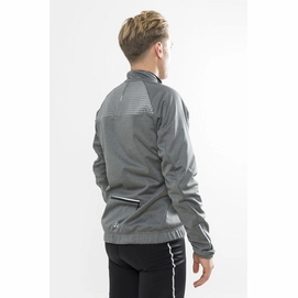 Fietsjack Craft Men Rime Dark Grey Melange Silver