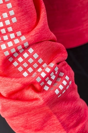 Longsleeve Craft Mind Reflective Zip Tee Women Poppy