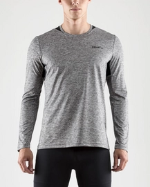 Longsleeve Craft Men Breakaway LS Tee  Dark Grey Melange Black