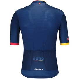 Fietsshirt Santini Unisex C+Rider Shortsleeve Jersey Km Cero