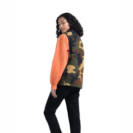 Bodywarmer Herschel Supply Co. Women's Guide Fleece Sherpa Vest Woodland Camo