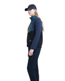 Vest Herschel Supply Co. Women's Guide Fleece Sherpa Full Zip Peacoat/Black