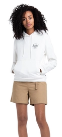 Trui Herschel Supply Co. Women's Pullover Hoodie Classic Logo Blanc de Blanc Black