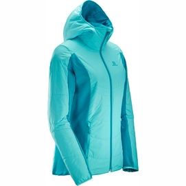 Jas Salomon Women Drifter Mid Hoodie Blue Curacao Enamel Blue