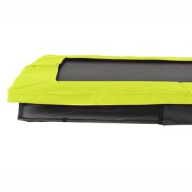 Trampoline EXIT Toys Silhouette Ground Rectangular 366 x 244 Lime