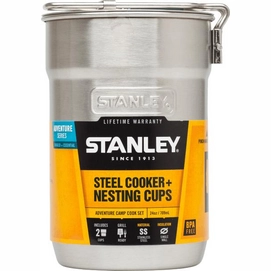 Campingset Stanley Adventure Camp Cook Set Stainless Steel (4-delig)