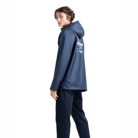 Jas Herschel Supply Co. Men's Rainwear Classic Peacoat/White Classic Logo