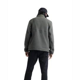 Vest Herschel Supply Co. Men's Guide Fleece Sherpa Full Zip Dark Olive