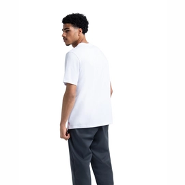 T-Shirt Herschel Supply Co. Men's Tee Stack Logo Bright White Grey