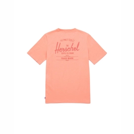 T-Shirt Herschel Supply Co. Men's Tee Classic Logo Carnelian Apricot