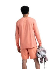 Trui Herschel Supply Co. Men's Long Sleeve Tee Stack Logo  Carnelian Apricot