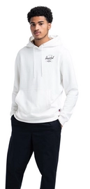 Trui Herschel Supply Co. Men's Pullover Hoodie Classic Logo Blanc de Blanc Black