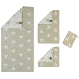Handdoek Cawö Little Stars Beige (set van 3)
