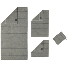 Handdoek Cawö Code Stripes Grijs (set van 3)